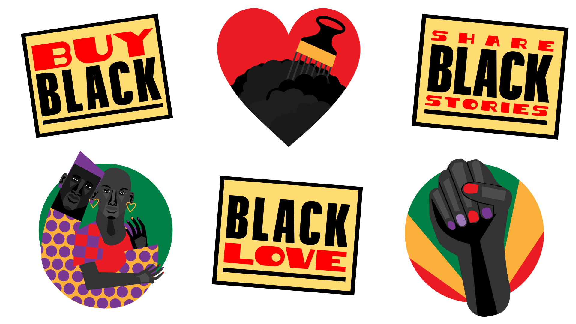 Instagram stickers for Black History Month
